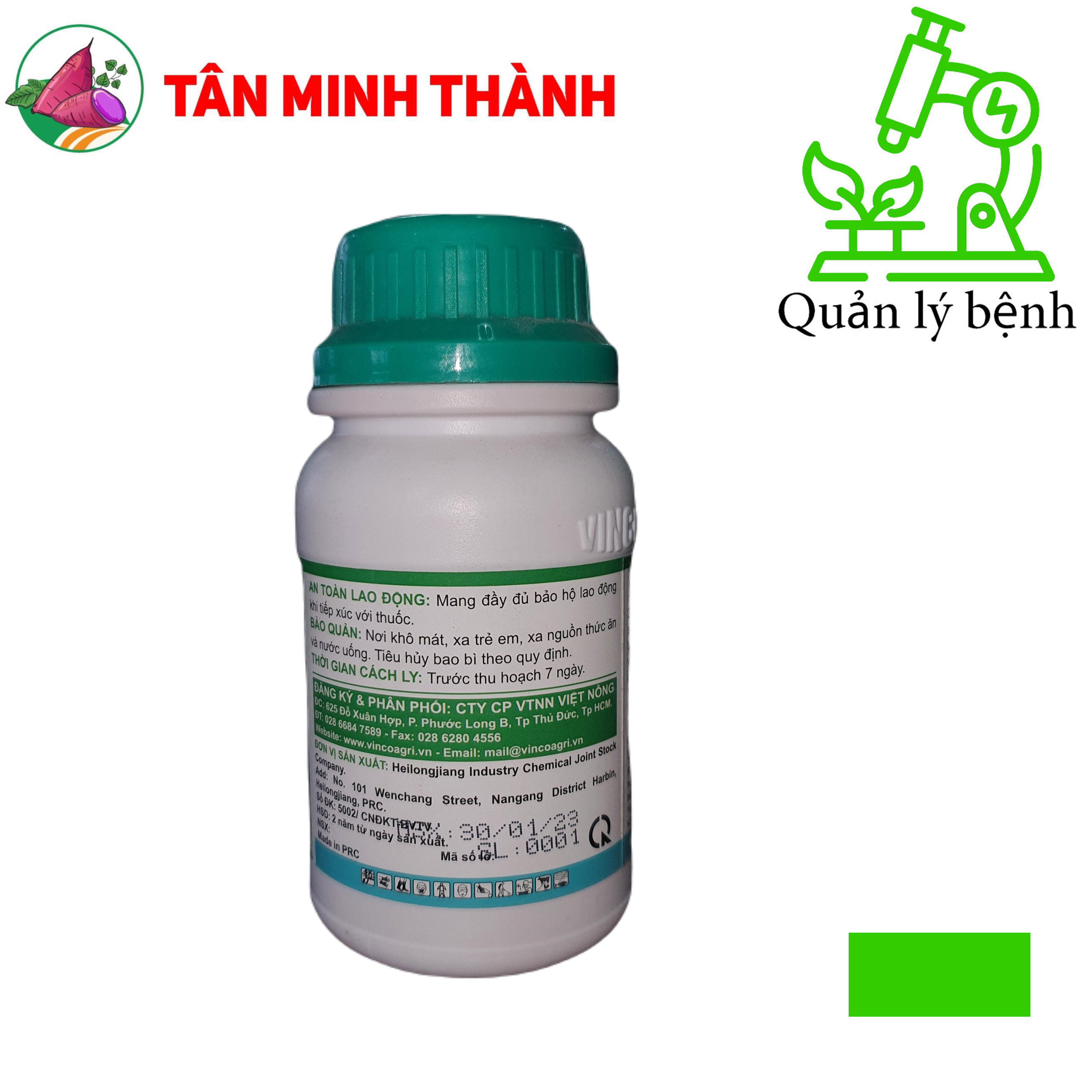 Vitrobin 320SC - Thuốc trừ bệnh đạo ôn, lem lép hạt, thối cổ gié