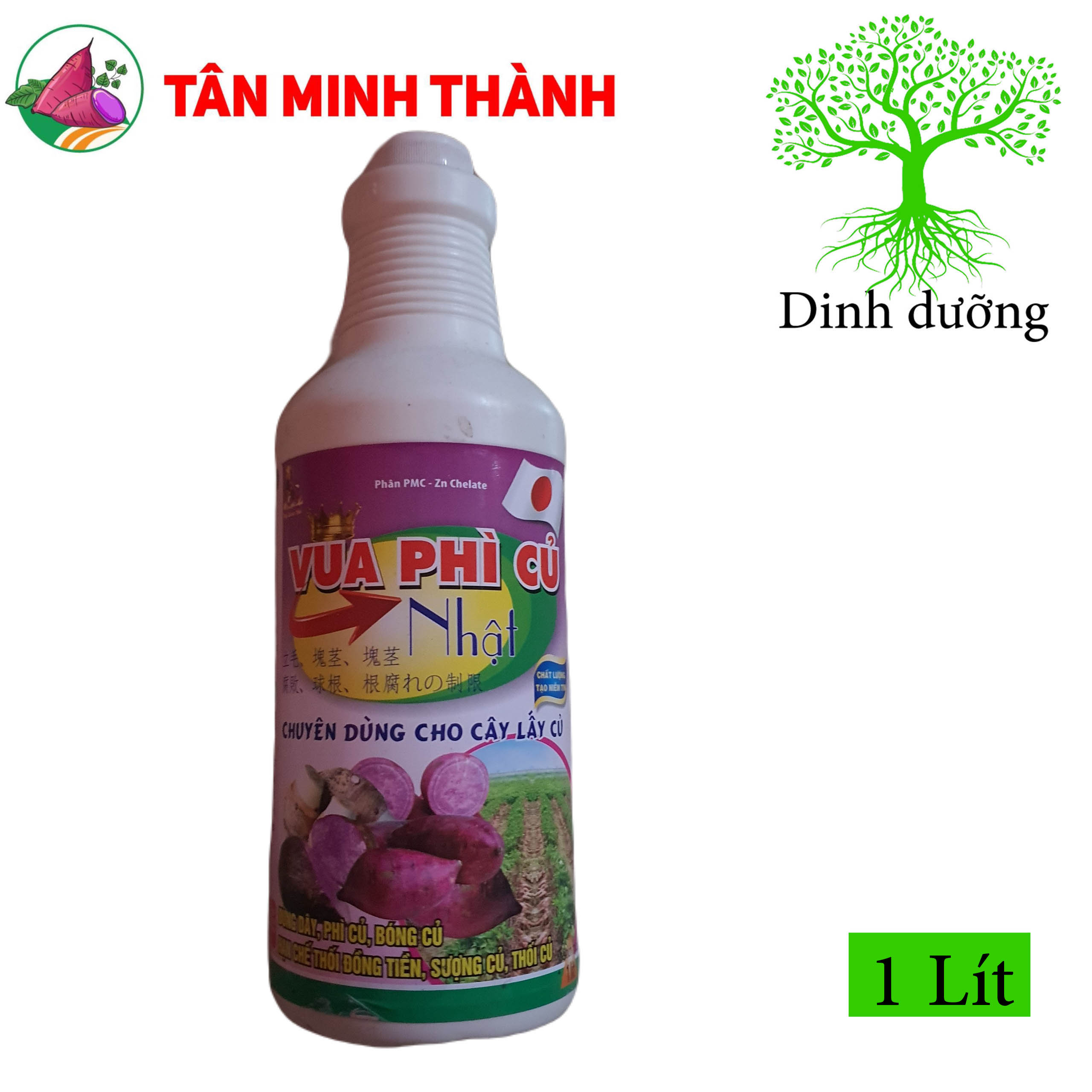 Vua Phì Củ Nhật - Thuốc đứng dây, to củ, bóng củ, lớn củ, nặng ký, hạn chế thối đồng tiền, sượng củ, thối củ