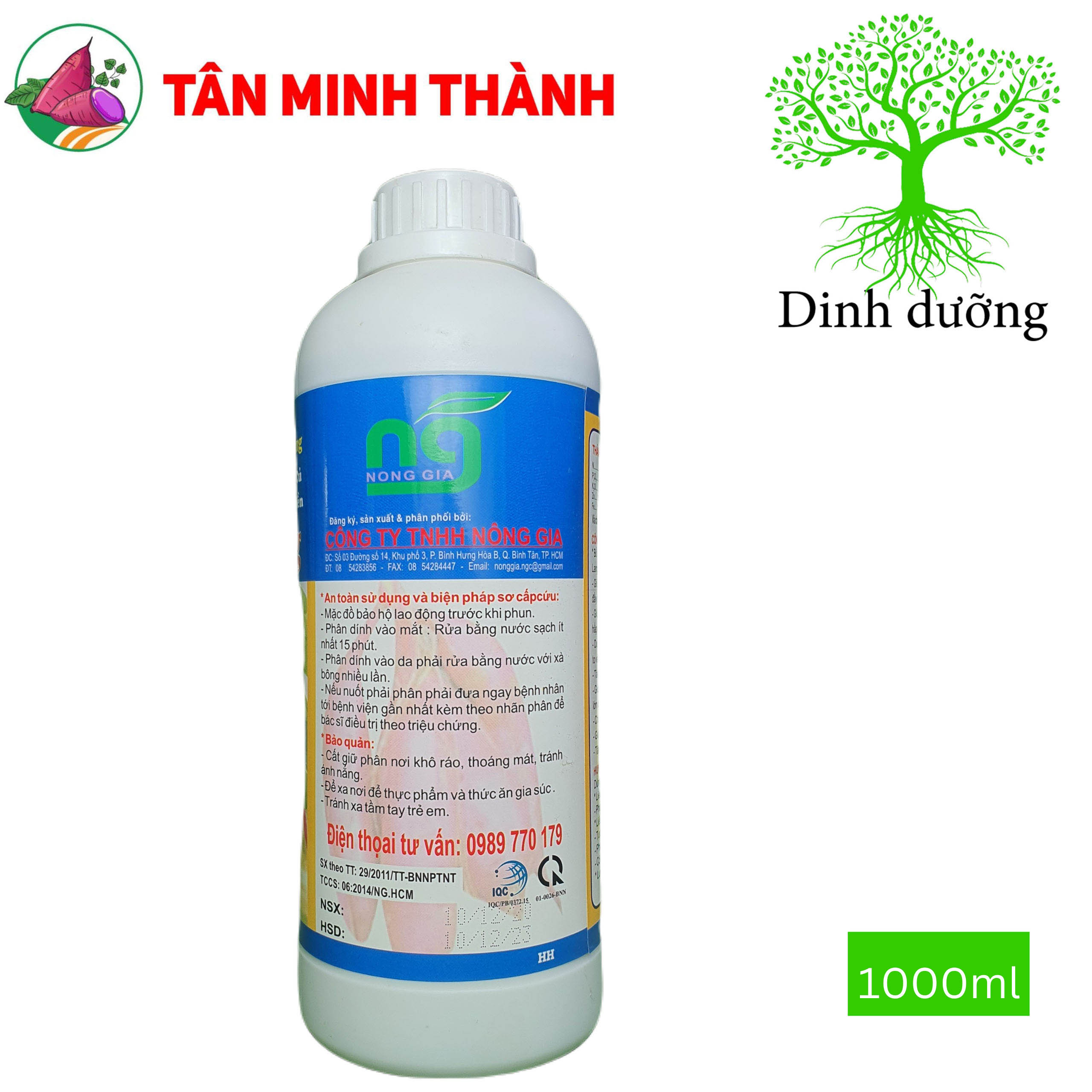 Xuống Củ Khoai Lang KL03 - Thuốc đứng dây, tạo củ đồng loạt, hình thành rễ củ, hạn chế lát đồng tiền