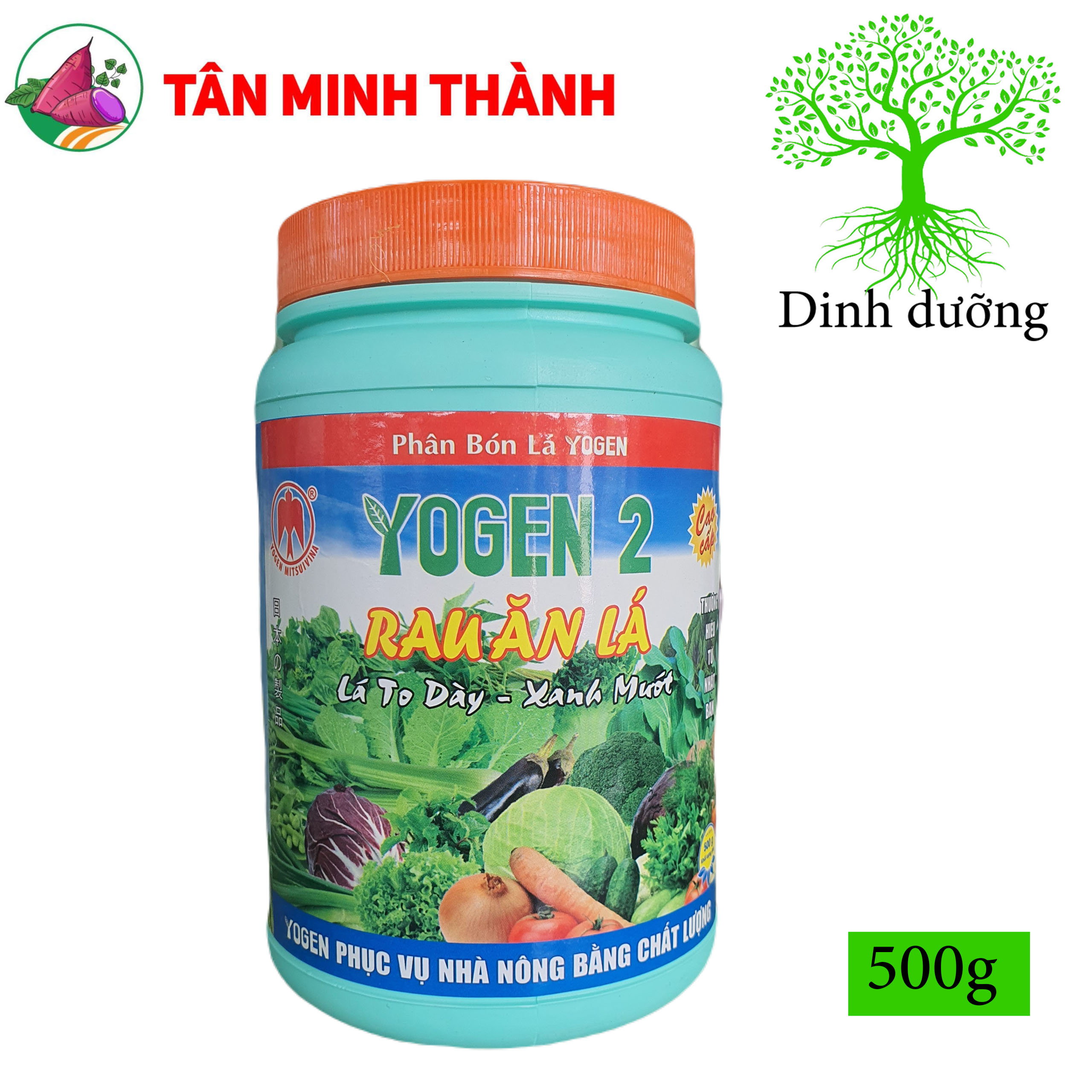 Yogen 2 Rau Ăn Lá - Thuốc kích thích sinh trưởng, to lá, dày lá, to củ