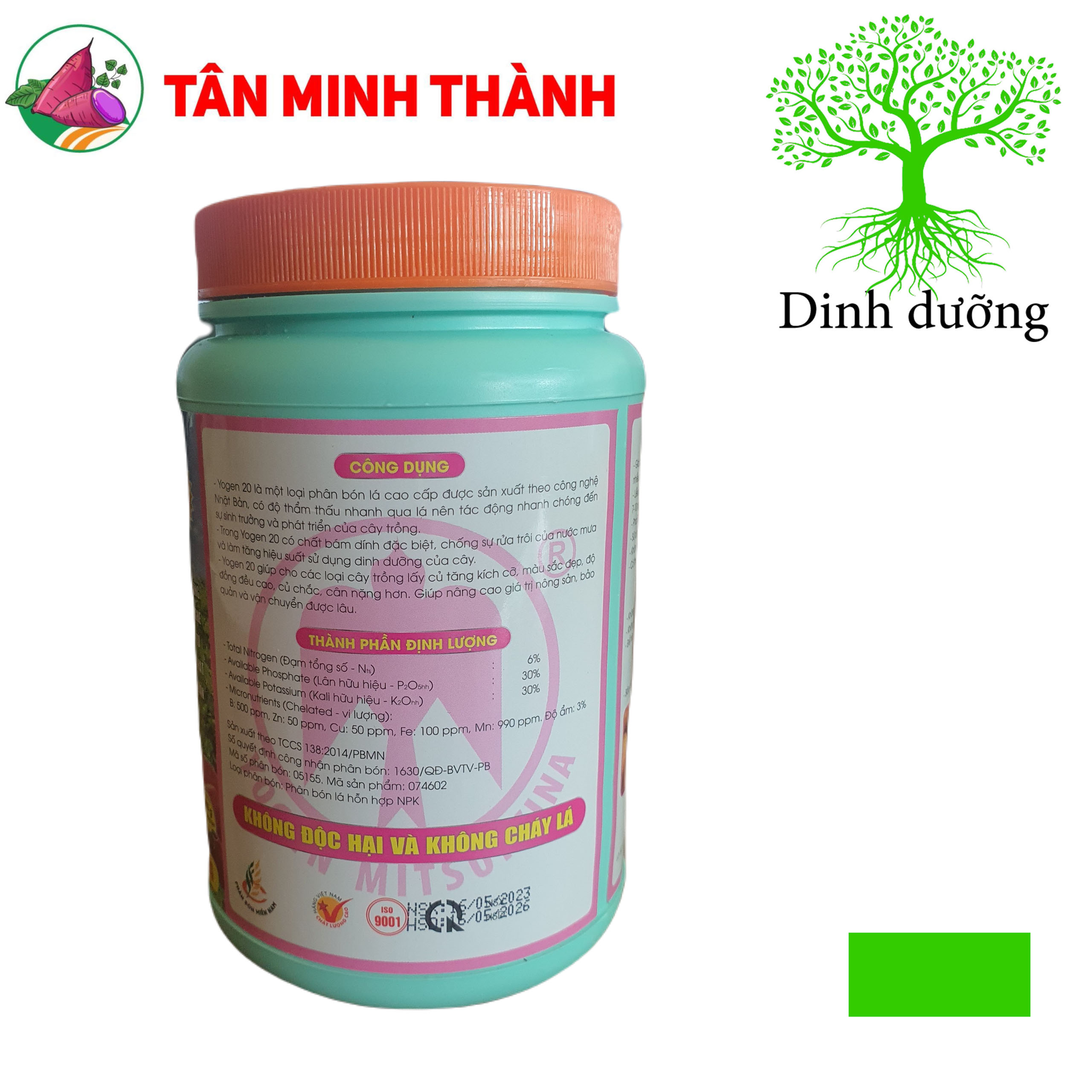 Yogen 20 Khoai Lang Sumo - Thuốc dứng dây, to củ, lớn phì củ nhanh, nặng ký, lên màu