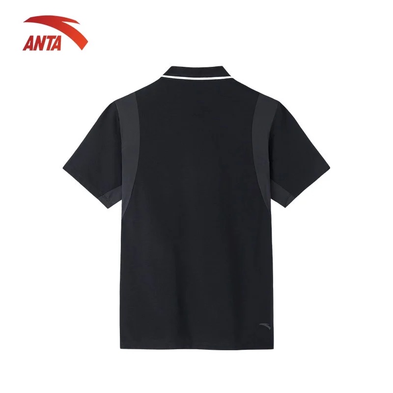 Áo polo nam A-CHILL TOUCH Anta 852231121-3 - Đen