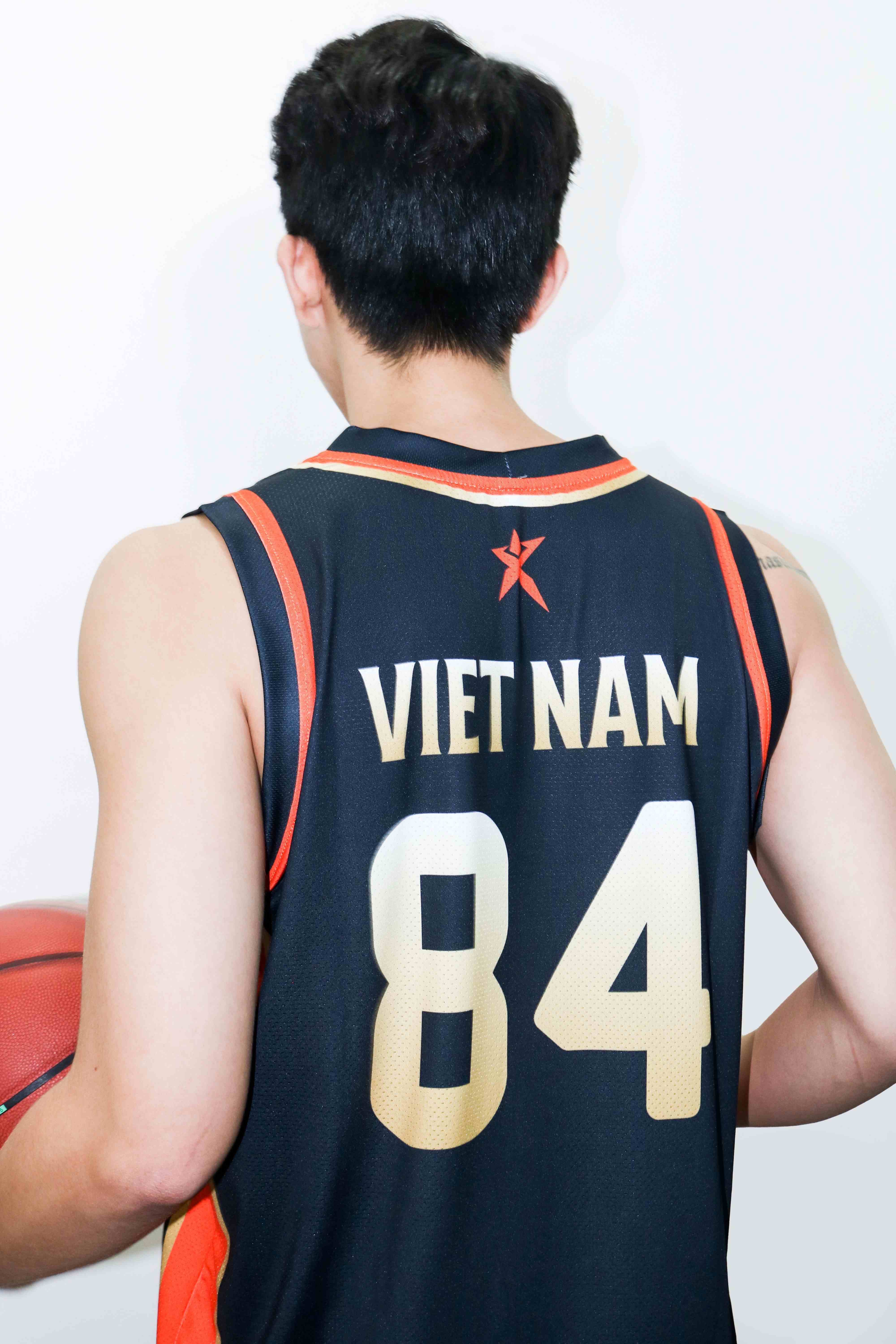 Áo Jersey 84 Việt Nam VBA X - Phiên bản cổ tròn