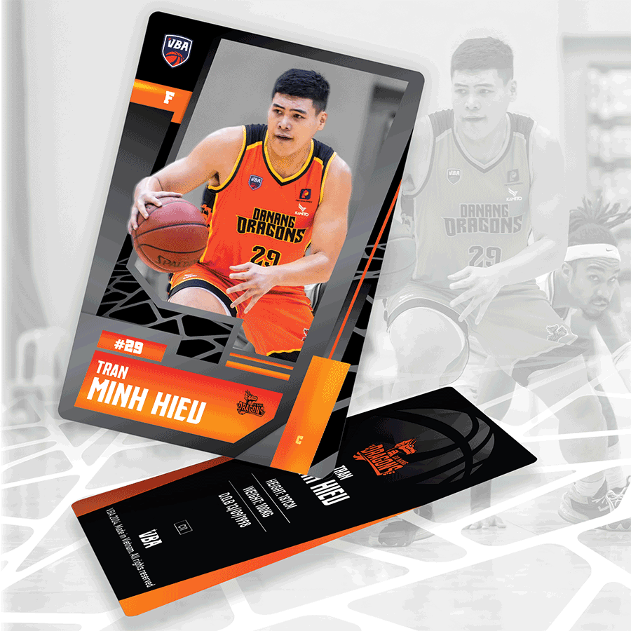 Bộ 10 thẻ Cầu thủ - VBA Basketball Card 2024