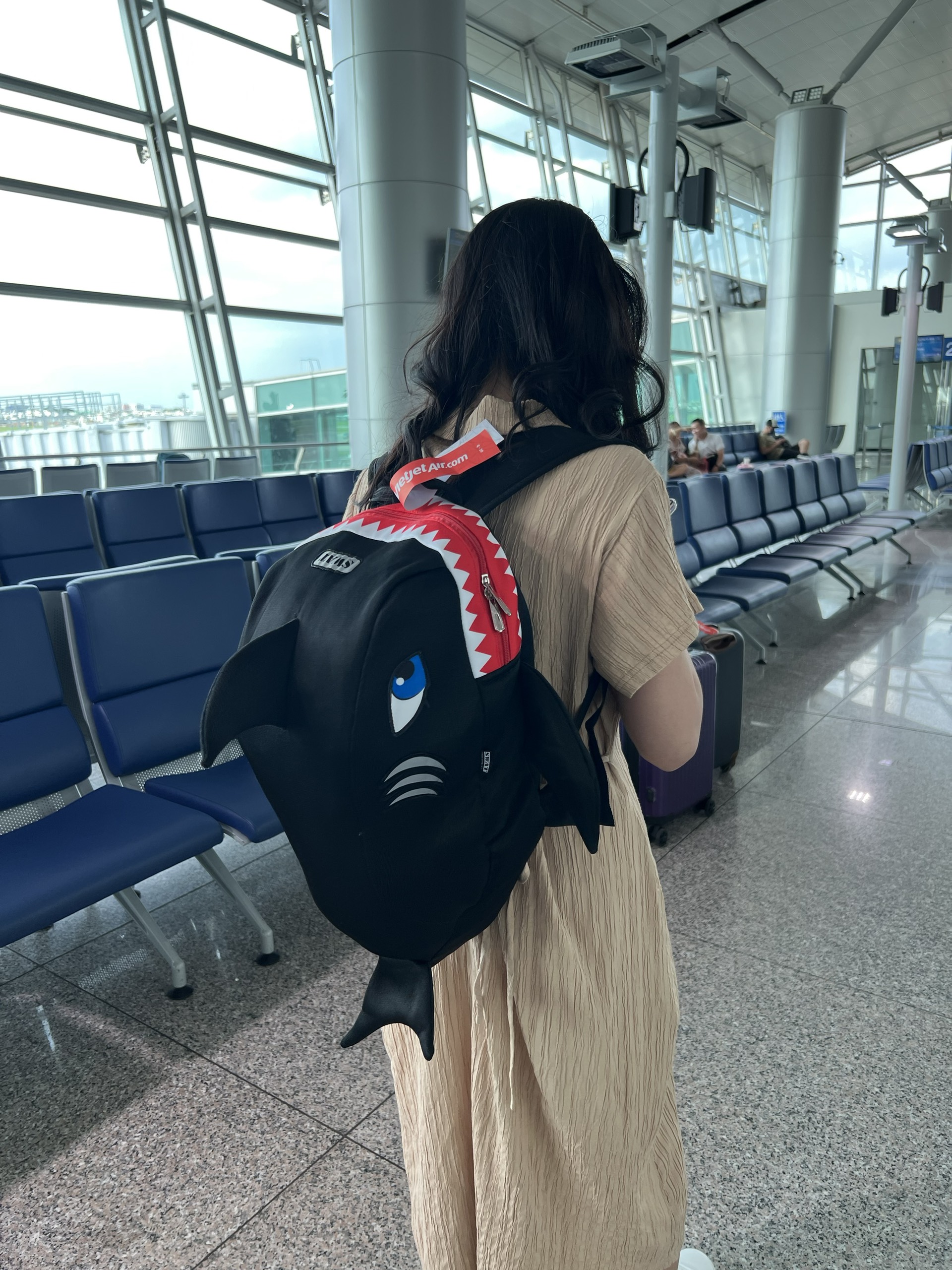 Balo cá mập vải lưới