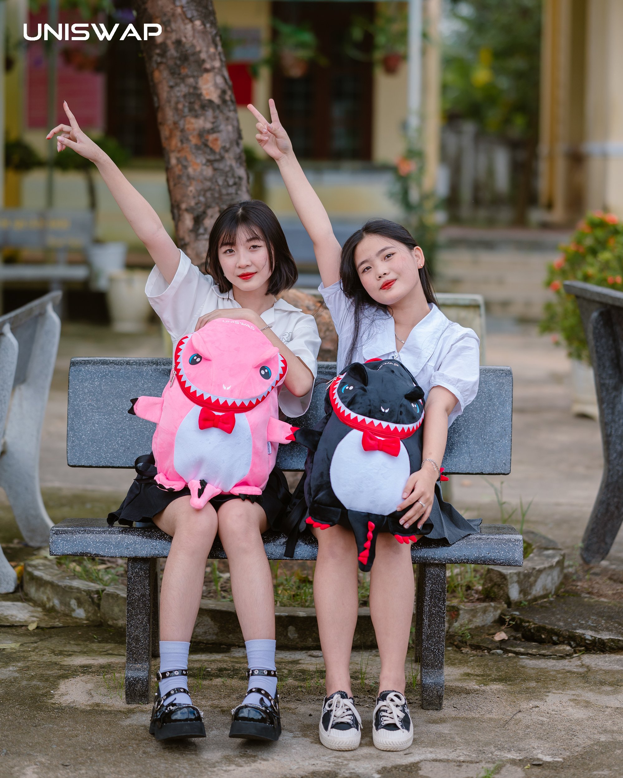 Balo cá sấu dễ thương
