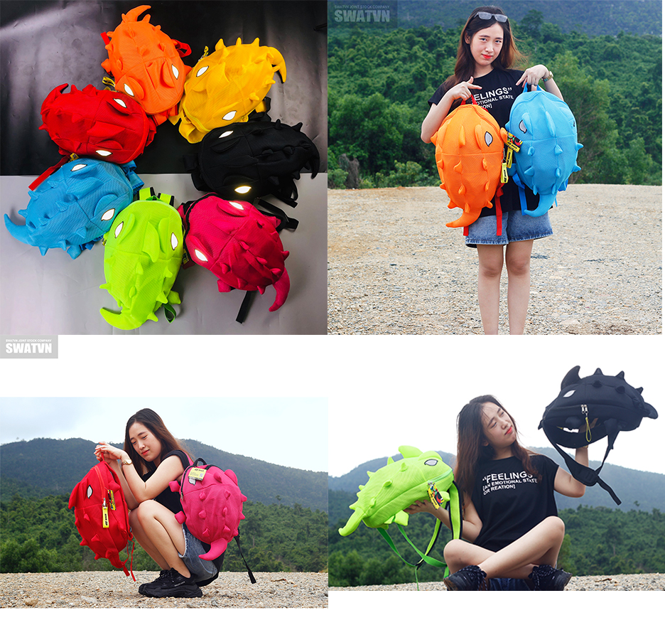 Balo khủng long vải lưới cỡ lớn