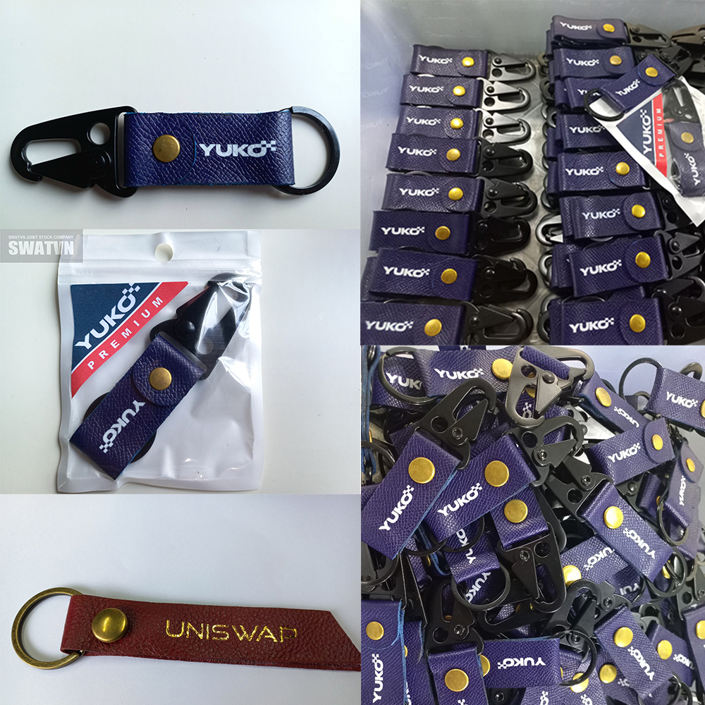 In móc khóa da giá rẻ