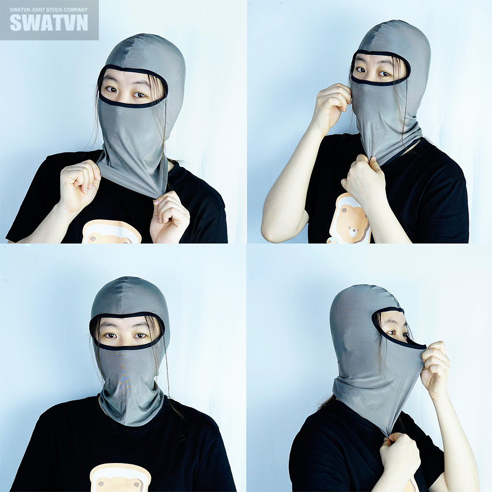 Sản xuất khăn trùm đầu ninja - Khăn đi phượt