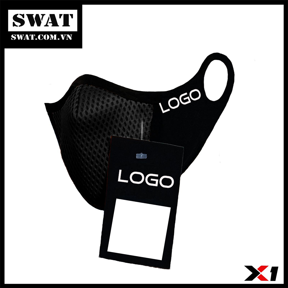 Sản xuất khẩu trang x1 in logo theo yêu cầu