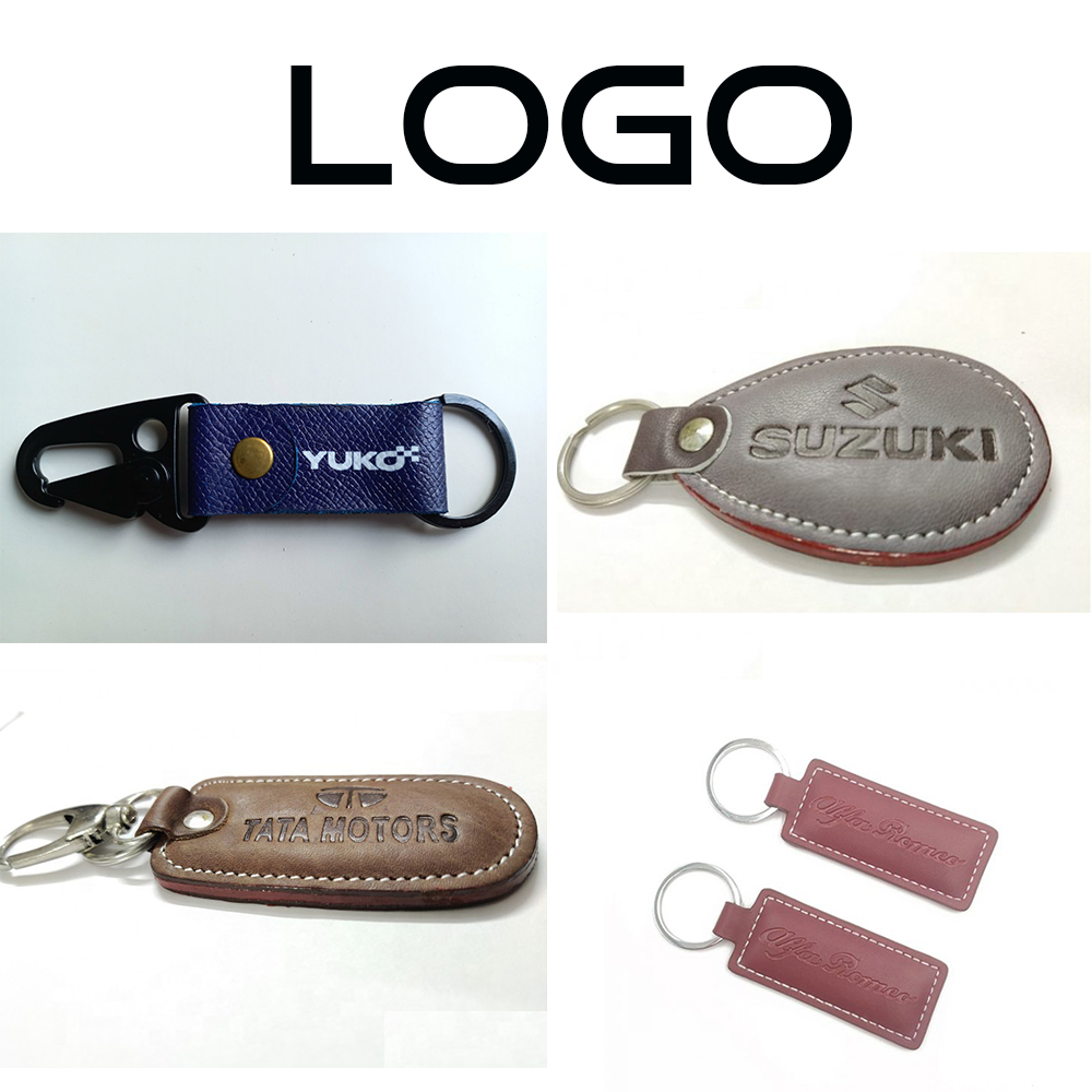 Sản xuất móc da in logo theo yêu cầu
