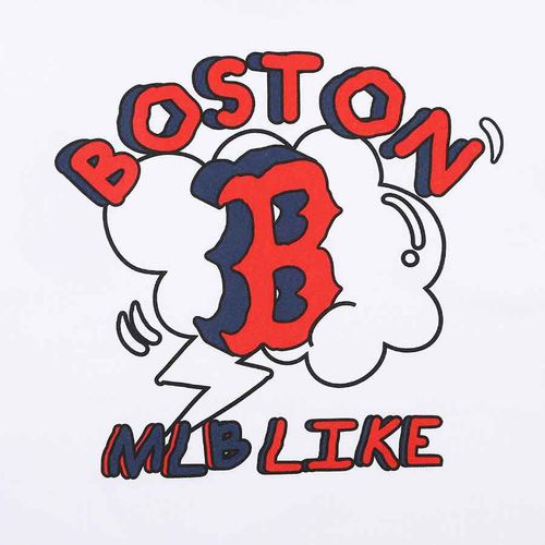 Áo Phông MLB Like Logo Chữ B Màu Trắng | Authenticshop