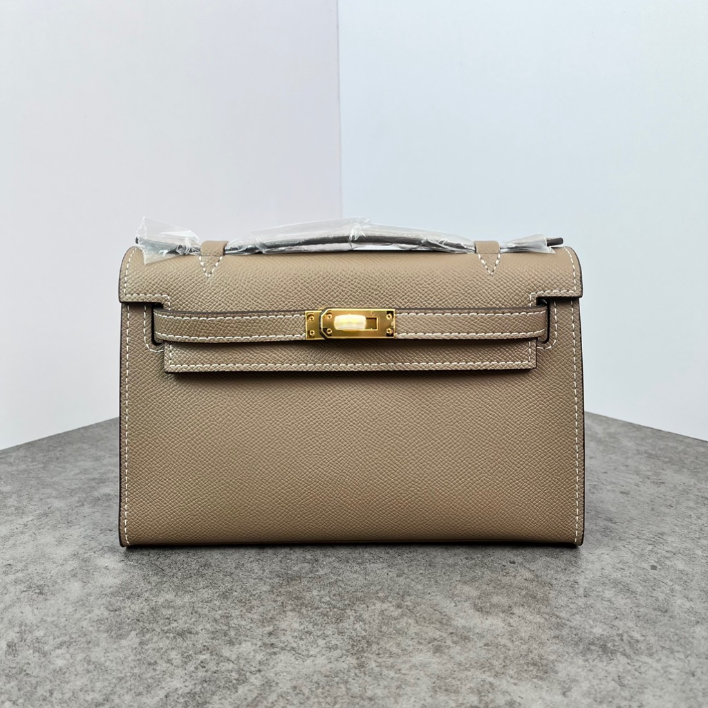 Túi Hermes Kelly Bản Da Sần Size 22 Remake Korea