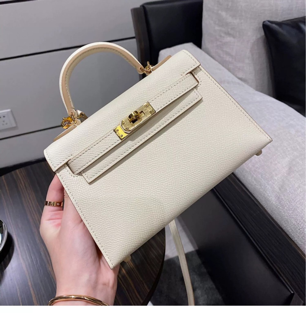 Túi Hermes Kelly Remake Hàn Da Bò Togo Size 22cm
