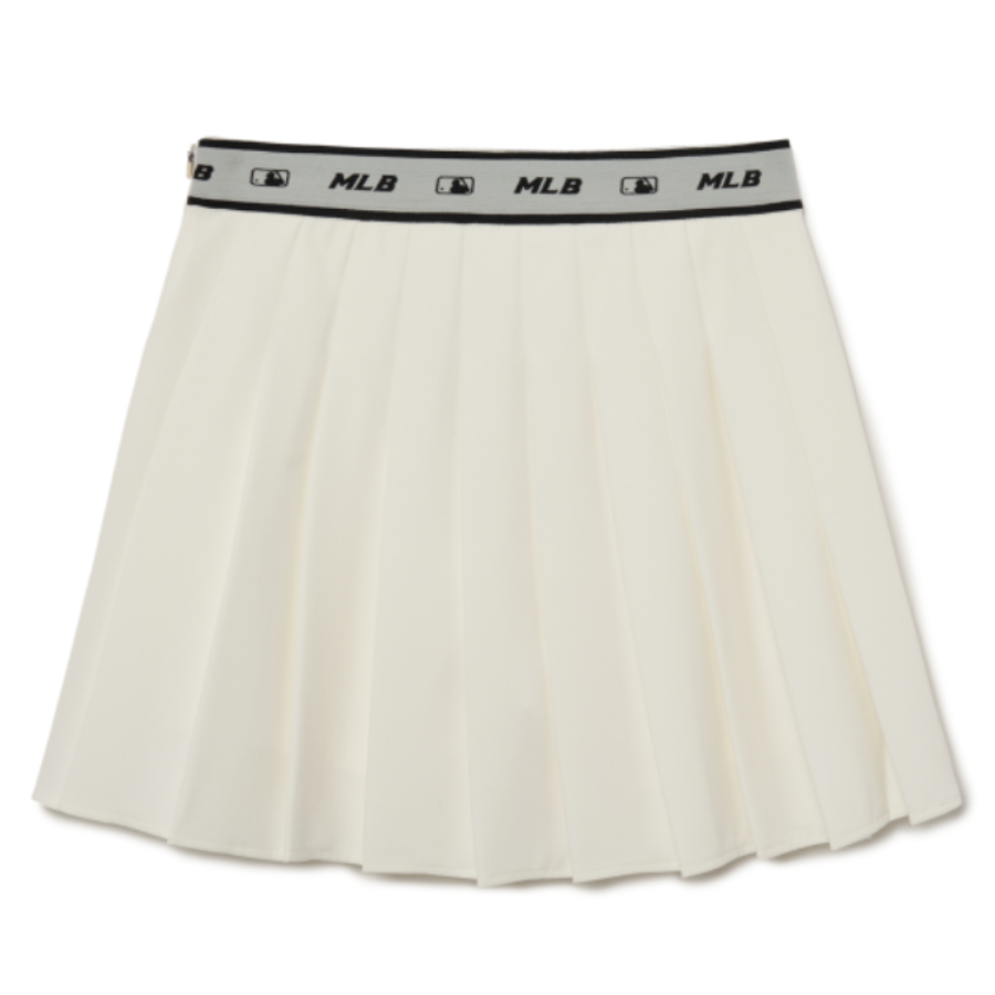 Chân váy midi xếp ly trắng CV04-23 | Thời trang công sở K&K Fashion