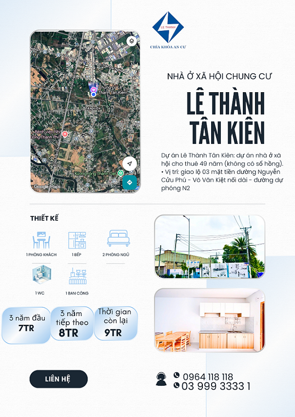 🏡 Dự án Lê Thành Tân Kiên: Tổ Ấm Cho Mọi Gia Đình