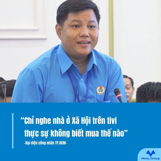 Đại diện công nhân TP HCM: 'Nhà ở xã hội chỉ thấy trên tivi'