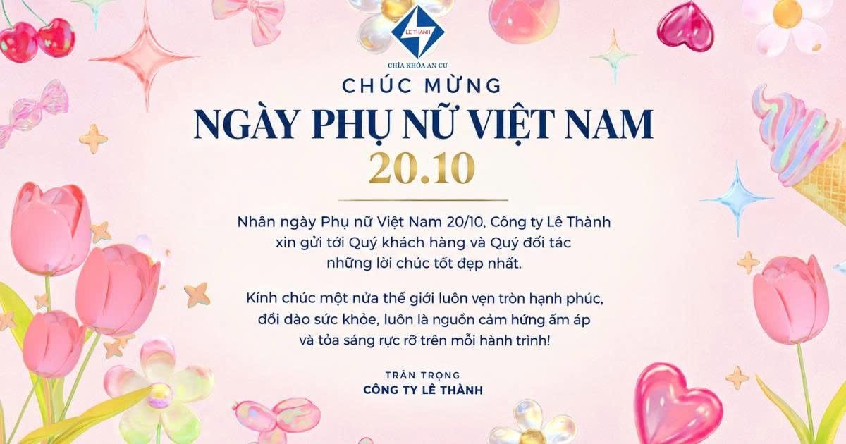 CHÚC MỪNG NGÀY PHỤ NỮ VIỆT NAM 20.10