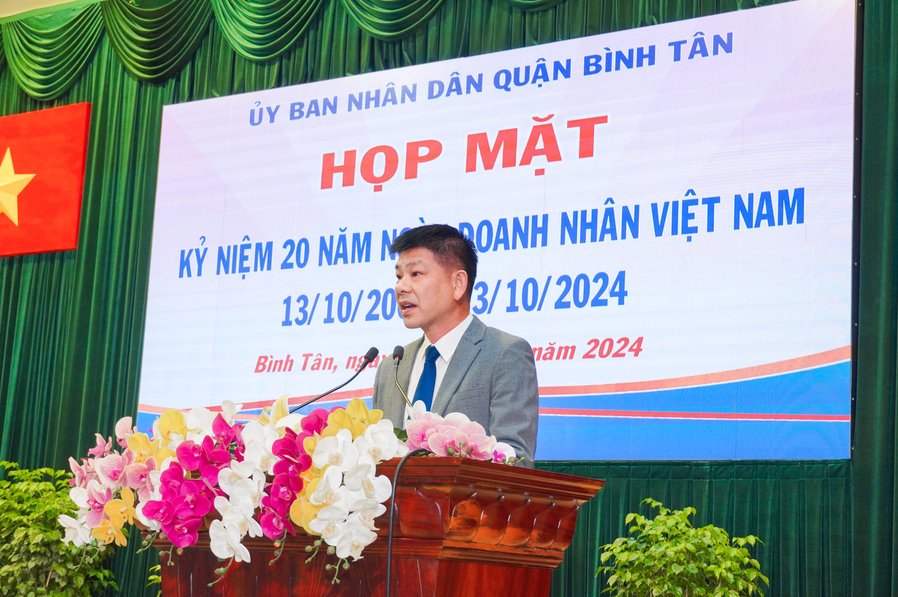 HỆ SINH THÁI AB LÊ THÀNH HỌP MẶT KỶ NIỆM 20 NĂM NGÀY DOANH NHÂN VIỆT NAM DO ỦY BAN NHÂN DÂN QUẬN BÌNH TÂN TỔ CHỨC