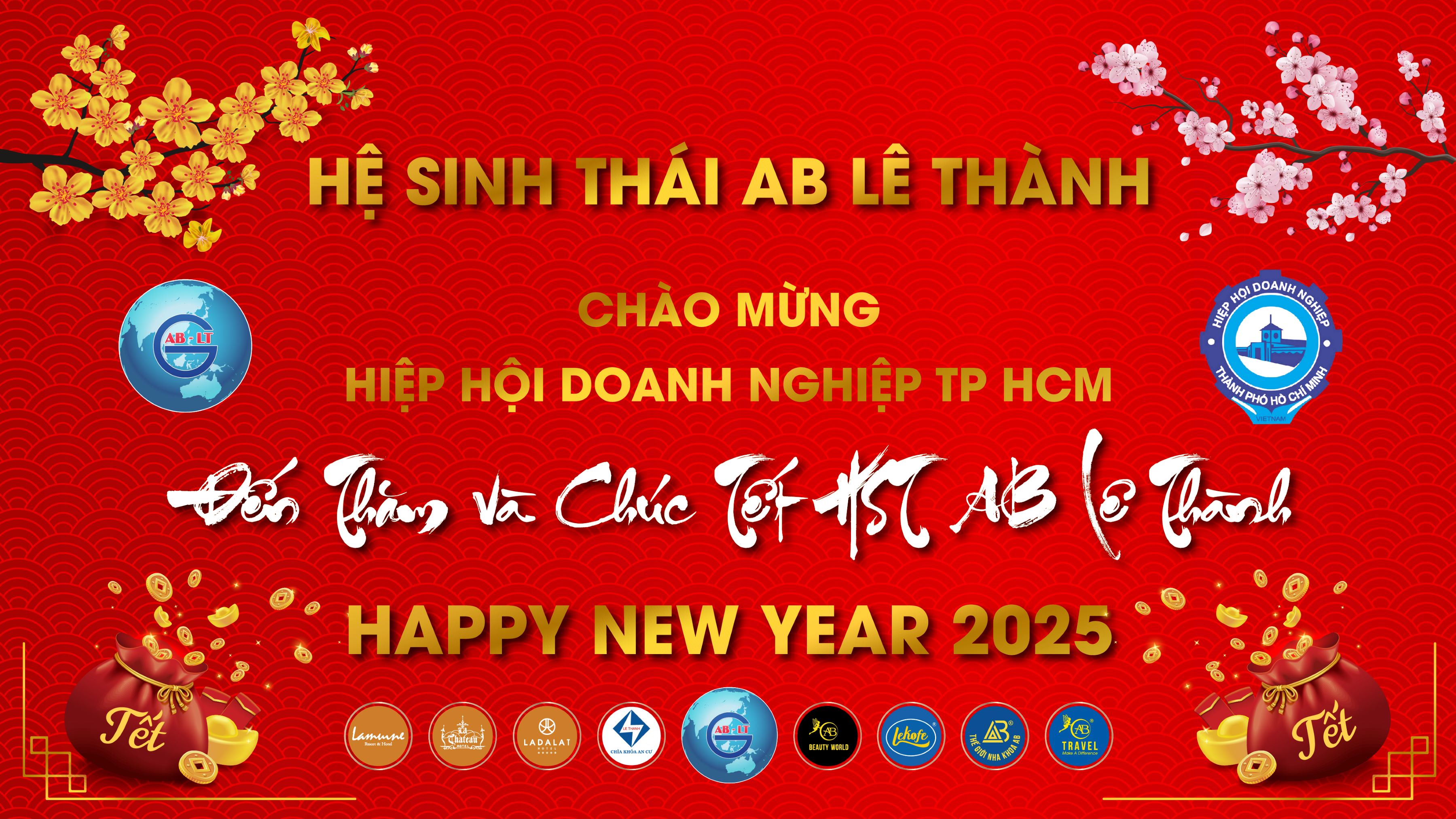 CHÀO MỪNG HỘI DOANH NGHIỆP TP HCM ĐẾN THĂM VÀ CHÚC TẾT HỆ SINH THÁI AB LÊ THÀNH