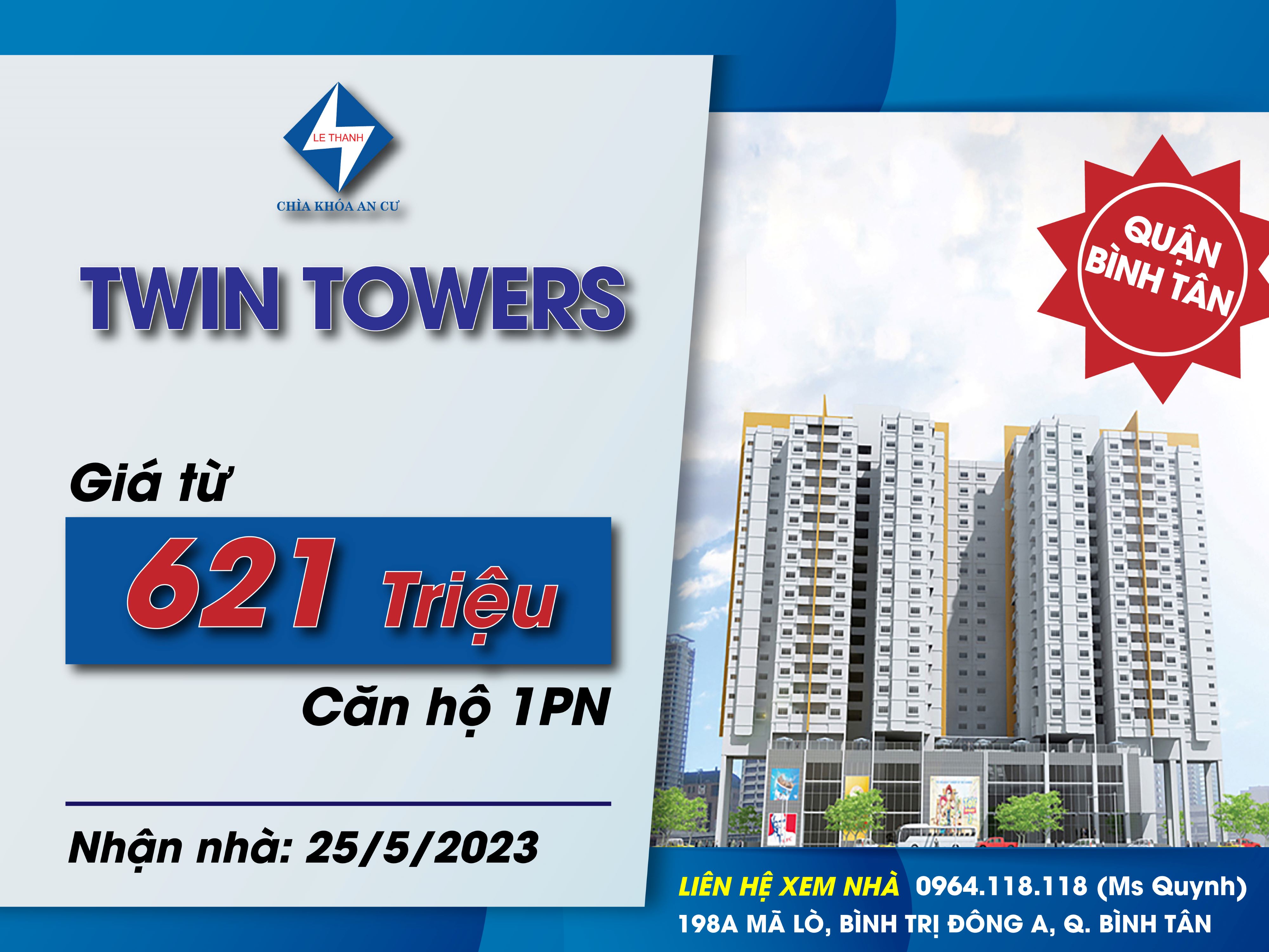 CHUNG CƯ QUẬN BÌNH TÂN - GIÁ TỪ 621 TRIỆU (FULL)