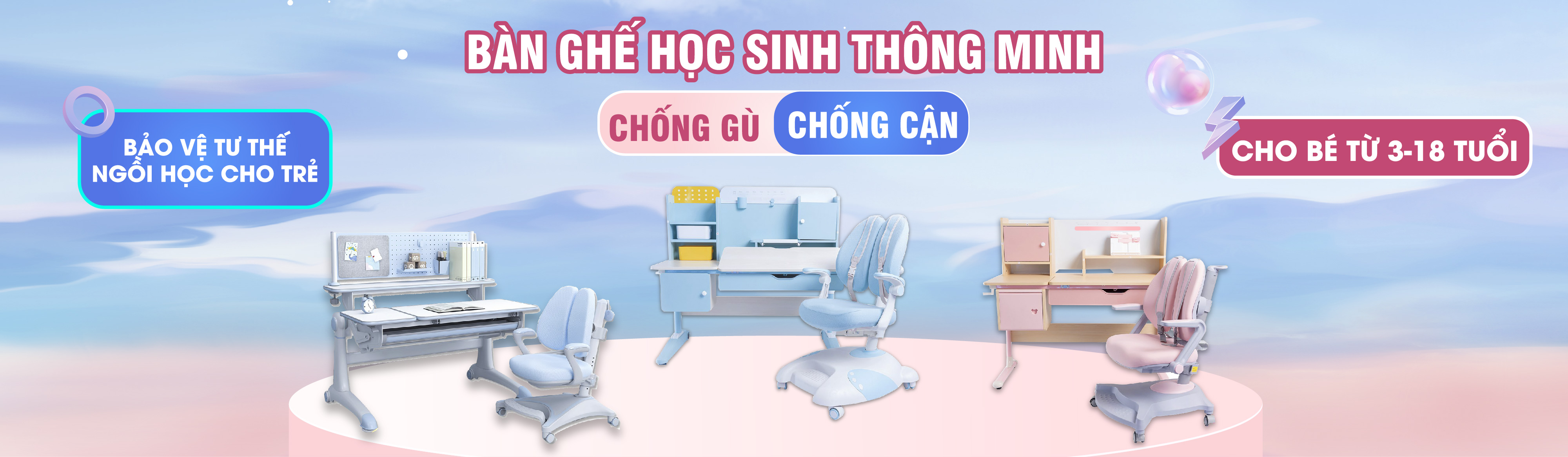 Bàn ghế học sinh thông minh