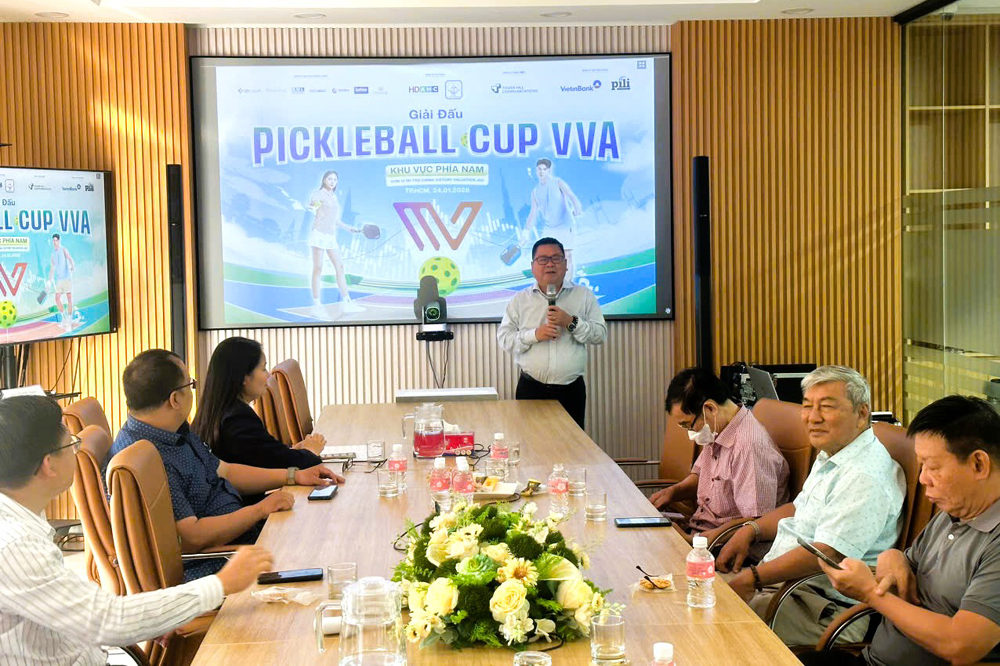 Chiều ngày 23/01/2026, tại Văn phòng phía Nam của Hội Thẩm định giá Việt Nam, Ban Tổ chức Giải Pickleball Cup VVA khu vực phía Nam đã tổ chức lễ bốc thăm chia bảng thi đấu