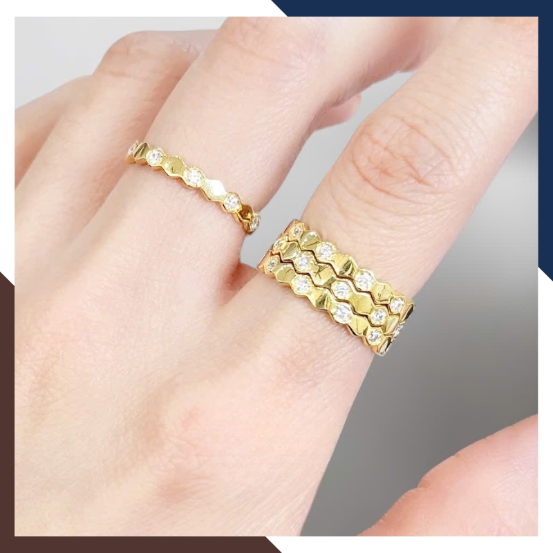 Đeo nhẫn nhiều lớp (layering) là gì? Cách mix & match giúp bàn tay thanh thoát và cá tính