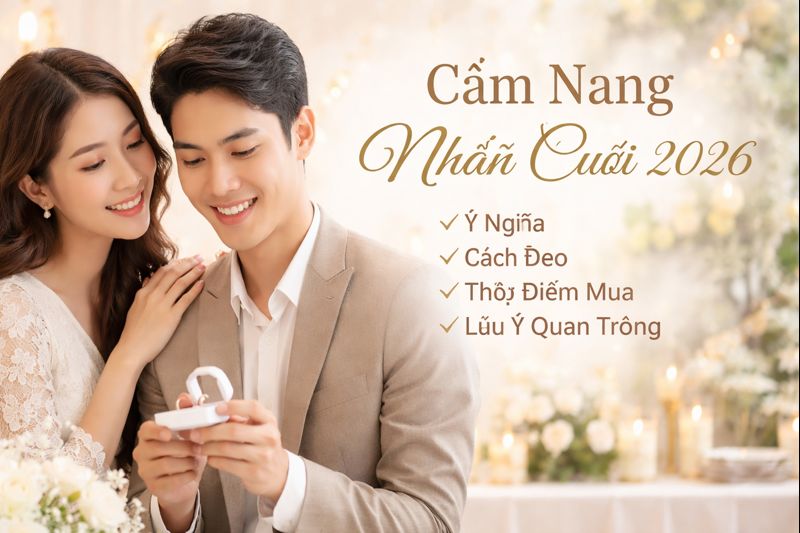 Cẩm Nang Nhẫn Cưới 2026: Ý Nghĩa, Cách Đeo, Thời Điểm Mua & Lưu Ý Quan Trọng