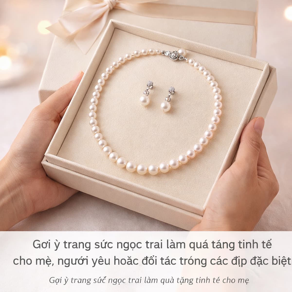 Gợi Ý Mẫu Trang Sức Ngọc Trai Làm Quà Tặng: Sang Trọng, Tinh Tế & Phù Hợp