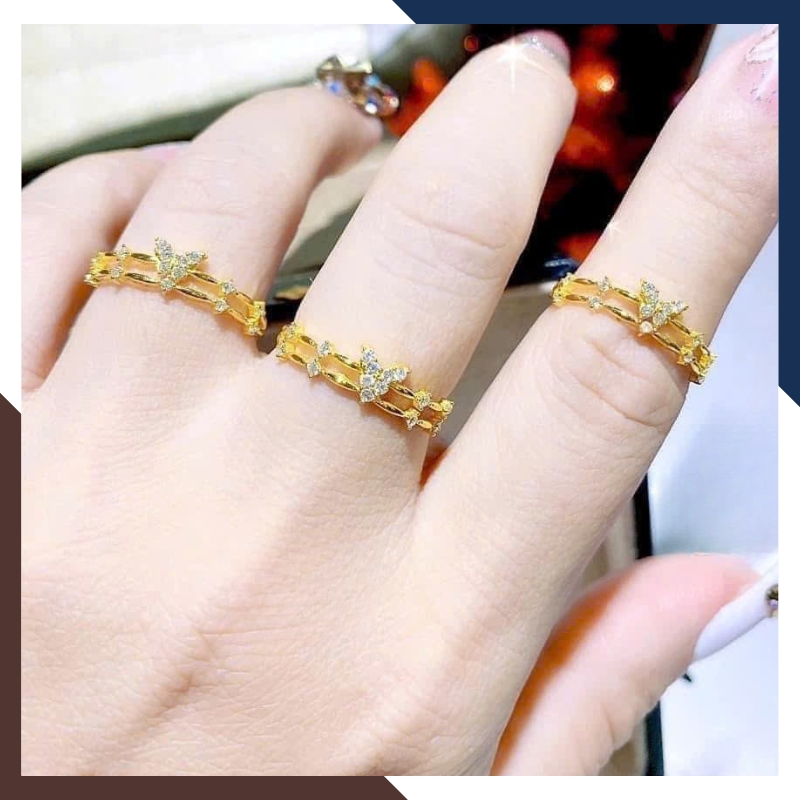 Vì sao nhẫn bướm được giới trẻ yêu thích? Xu hướng nhẫn bướm trong thời trang nữ