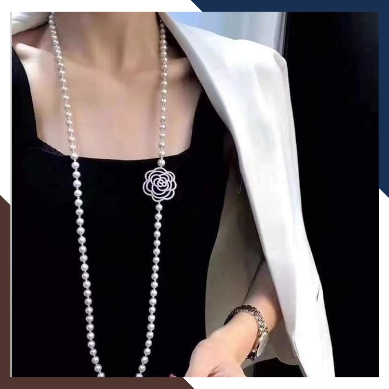 Mix & Match Vòng Cổ Ngọc Trai Dài Cho Mẹ Thêm Trẻ Trung