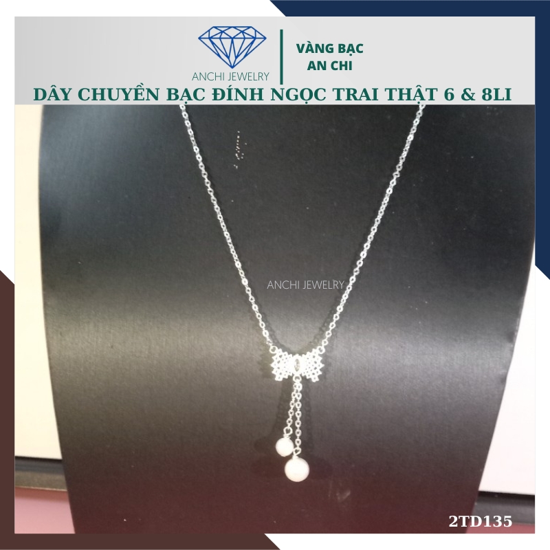 Dây chuyền ngọc trai nữ mặc áo dài đẹp VCNT06