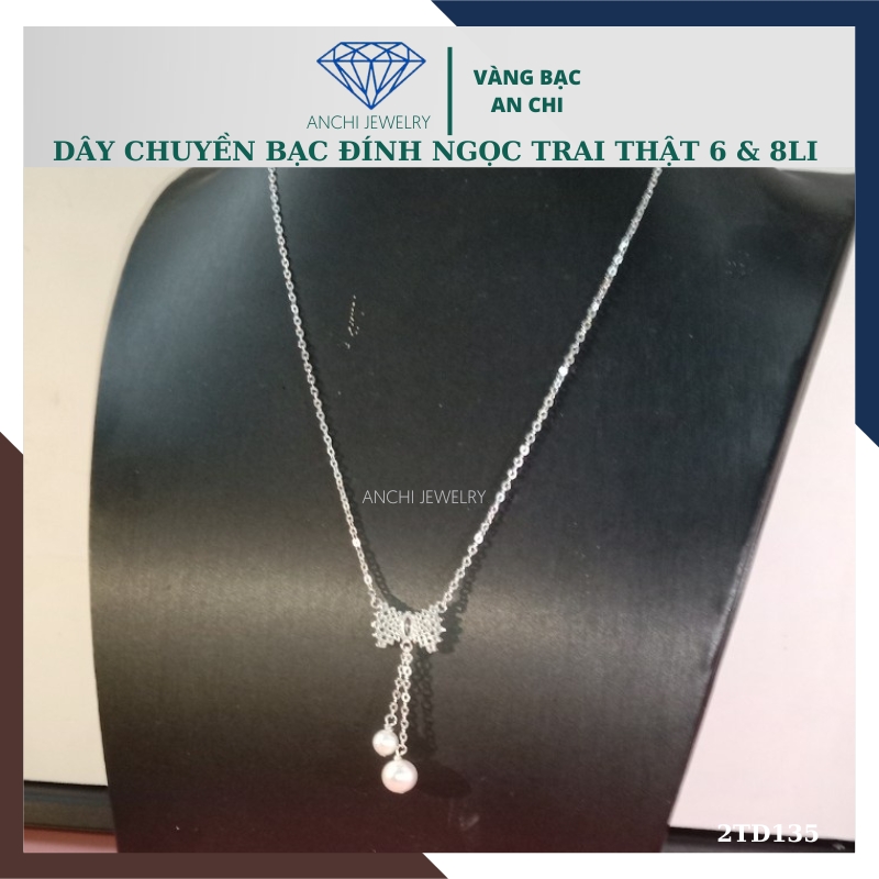 Dây chuyền ngọc trai nữ mặc áo dài đẹp VCNT06