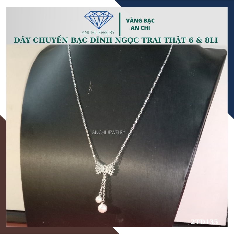 Dây chuyền ngọc trai nữ mặc áo dài đẹp VCNT06