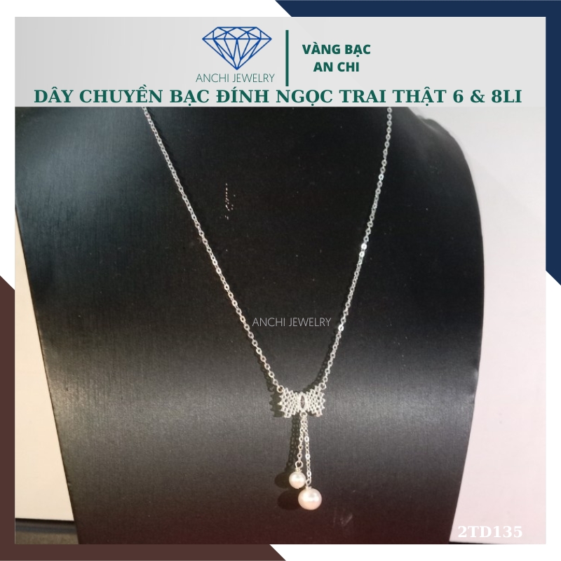 Dây chuyền ngọc trai nữ mặc áo dài đẹp VCNT06