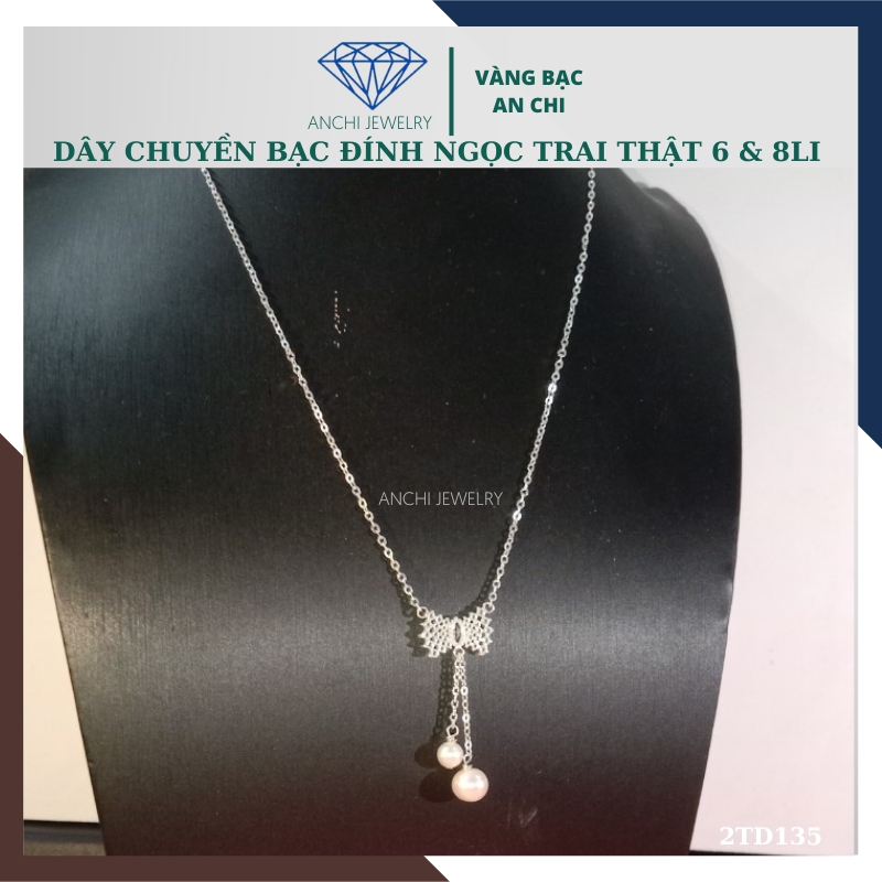 Dây chuyền ngọc trai nữ mặc áo dài đẹp VCNT06