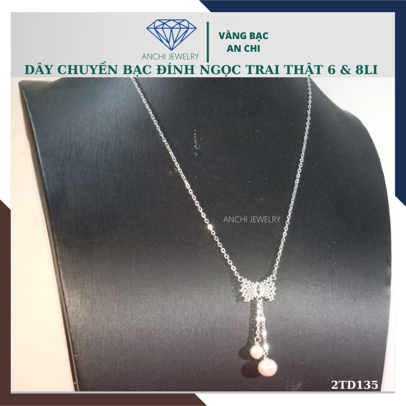 Dây chuyền ngọc trai nữ mặc áo dài đẹp VCNT06