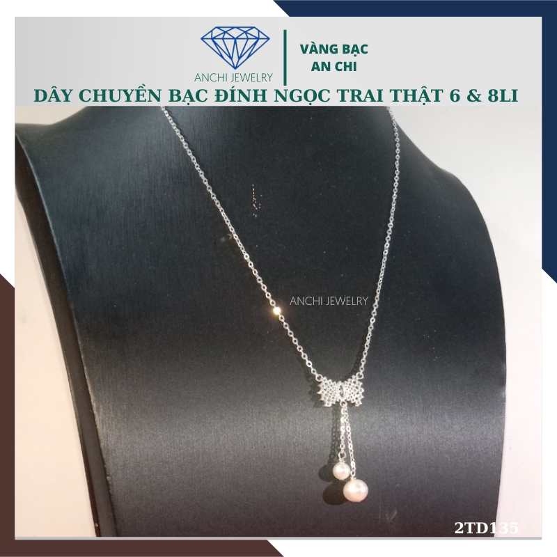 Dây chuyền ngọc trai nữ mặc áo dài đẹp VCNT06