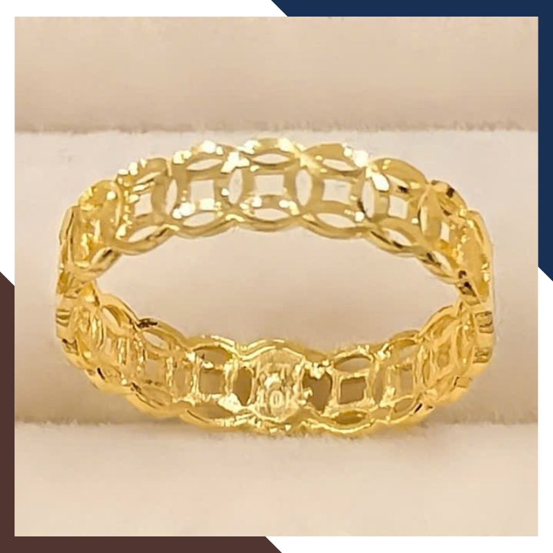 Cách bảo quản nhẫn vàng 10K dáng trơn khi sử dụng thường xuyên