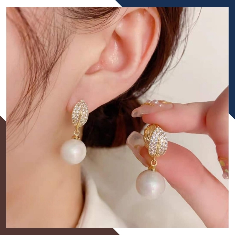 12+ Mẫu Bông Tai Ngọc Trai Đẹp Nhất Hiện Nay Giúp Nàng Toả Sáng