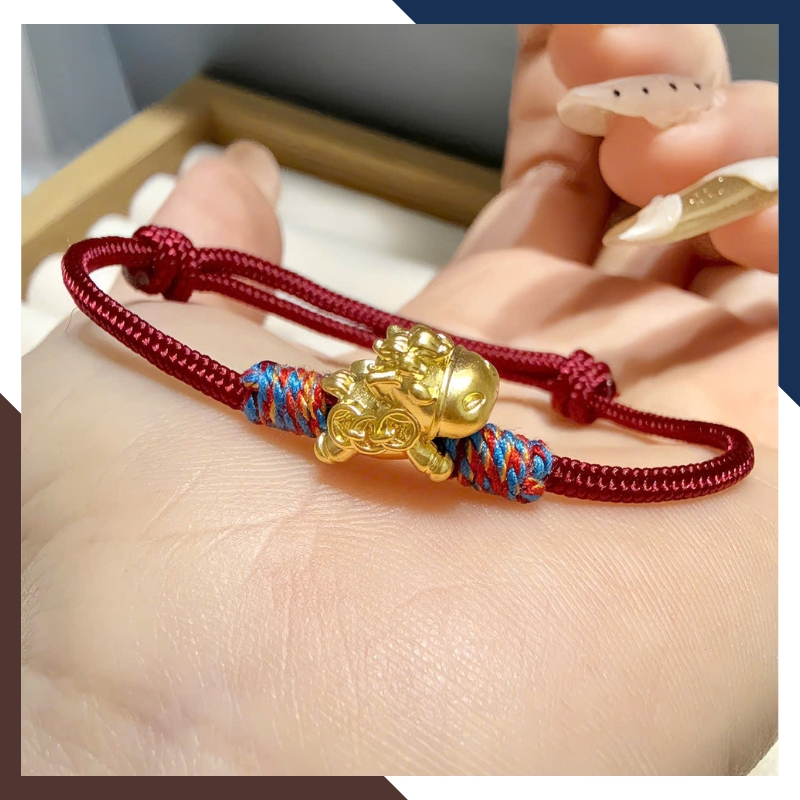 Năm biến thể thiết kế của charm ngựa vàng 24K CHARMV147