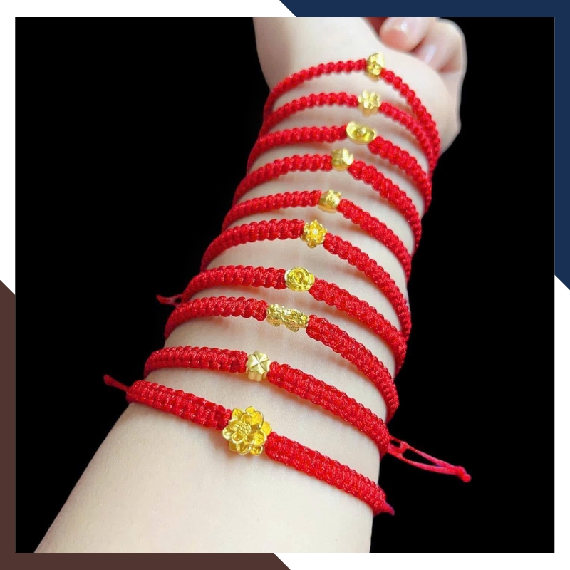 Các biểu tượng charm vàng mang ý nghĩa may mắn và cân bằng