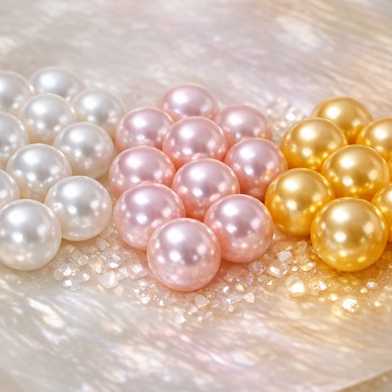 các màu sắc ngọc trai trắng hồng vàng ánh kim phù hợp tặng mẹ