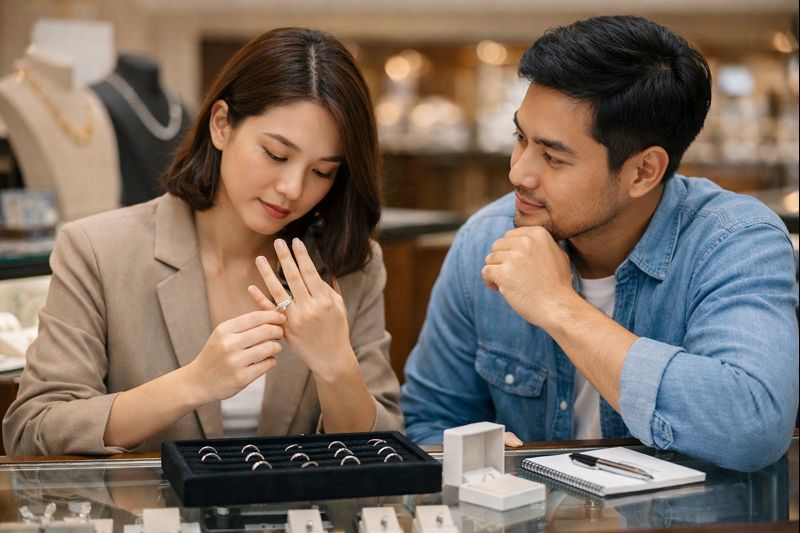Cách chọn nhẫn cưới phù hợp với sinh hoạt cá nhân và hoàn cảnh hôn nhân