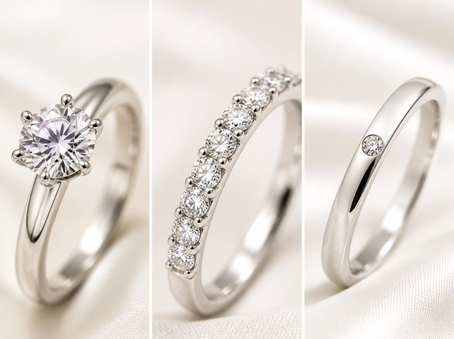 Chọn đá trung tâm và đá phụ cho nhẫn cầu hôn dưới 3 triệu