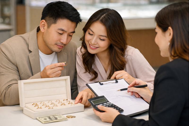 Xác định ngân sách phù hợp khi chọn nhẫn cưới cho lễ cưới