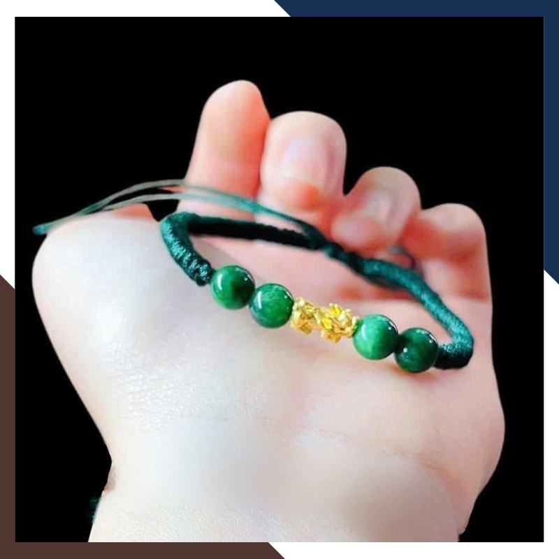 Phân tầng vật liệu gồm vàng 9999, đá xanh và dây nền