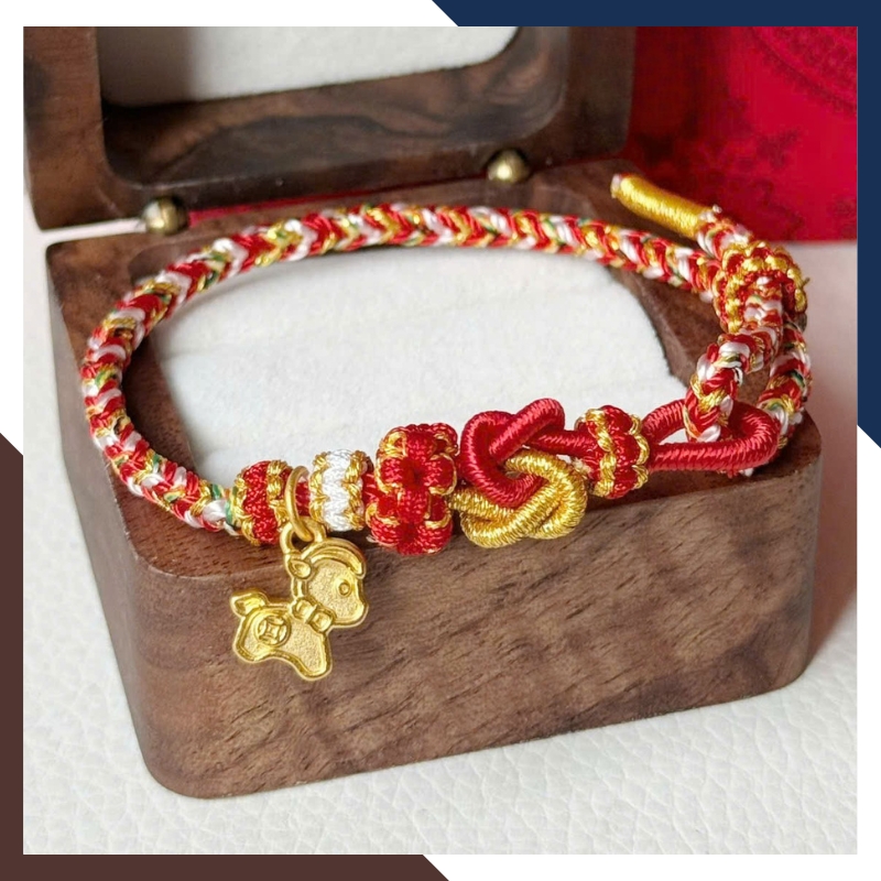 Trọng lượng vàng 24K của vòng charm ngựa VCHV93 theo từng mẫu