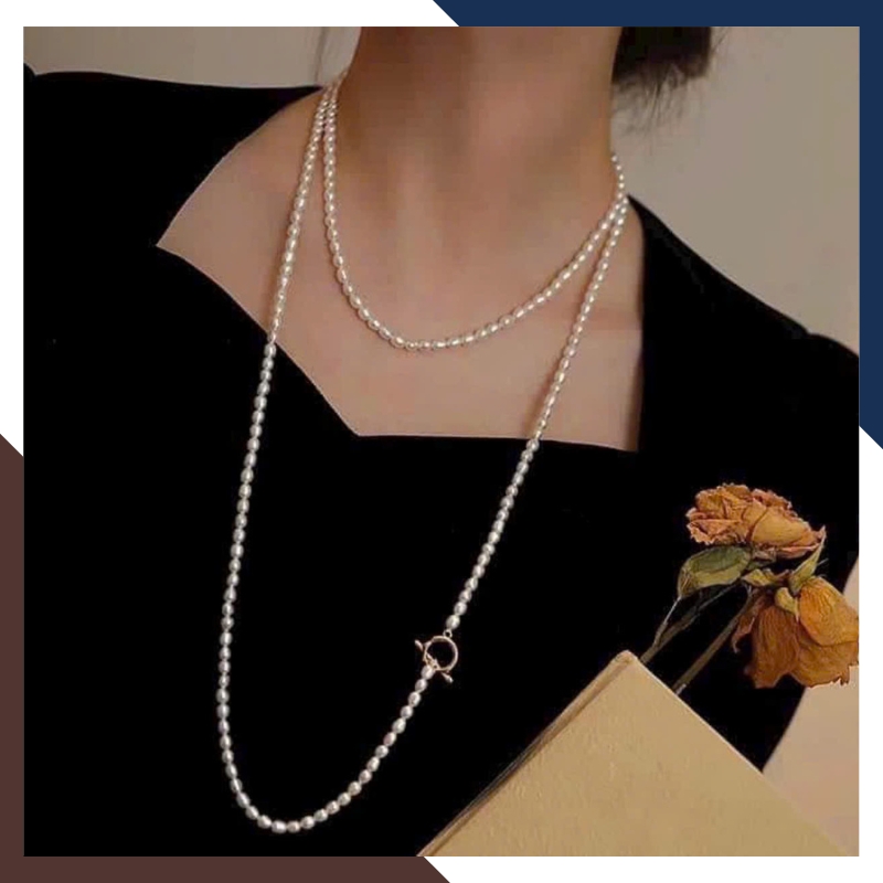 Chuỗi ngọc trai đeo cổ - Xu hướng trang sức sang trọng